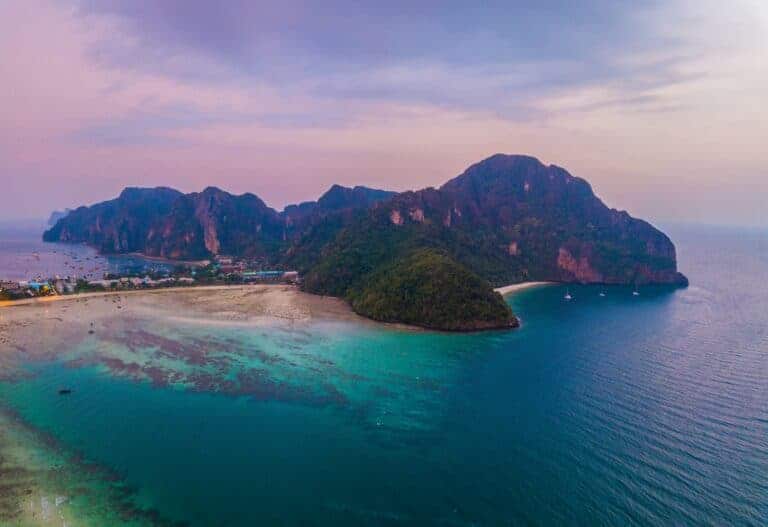 Sea, beach for travel background, Thailand. Nature landscape.